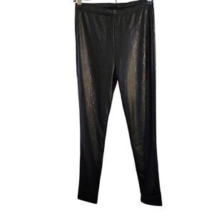 Plush Cozy Snake Print Loungewear Fleece Lined Legging Pants Size Medium